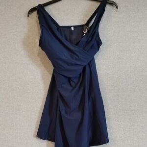 Lands' End Navy Swim Suit